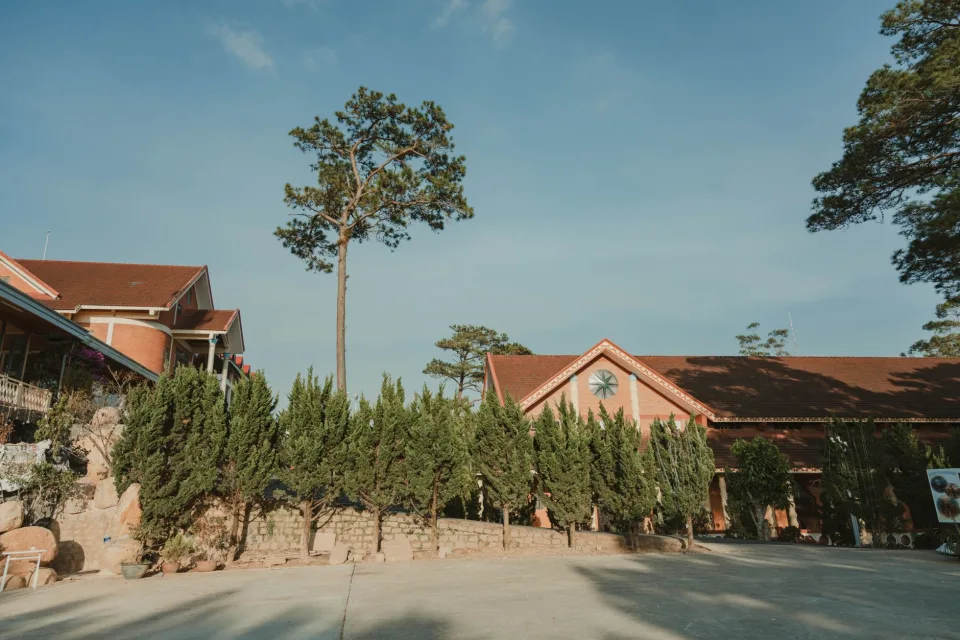 Phòng cũ chưa dọn — ga gối còn xộc xệch, đồ đạc bừa — trước